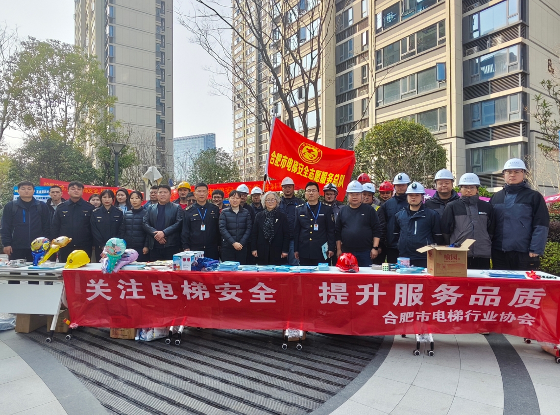 合肥电梯安全志愿服务总队开展“3·15”进社区活动 筑牢乘梯安全防线